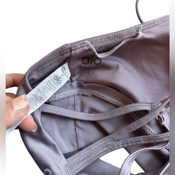 ALO YOGA Lavish Bra in Purple - Picture 6 of 6